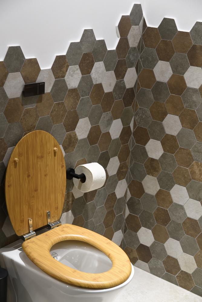 Soft-close Universal Toilet Seat AWD INTERIOR 1598 Bamboo MDF Bamboo Pattern