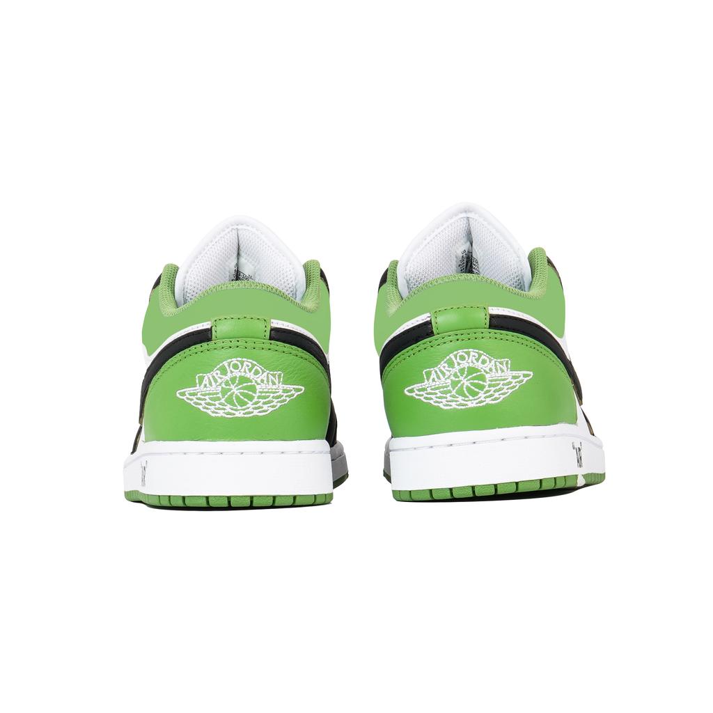 Jordan Air Jordan 1 Vintage Basketball Shoes Men's Low top White/Green/Black HF4823-100(TeamP-)
