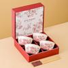 Red Rose Ceramic Dinnerware Gift Set