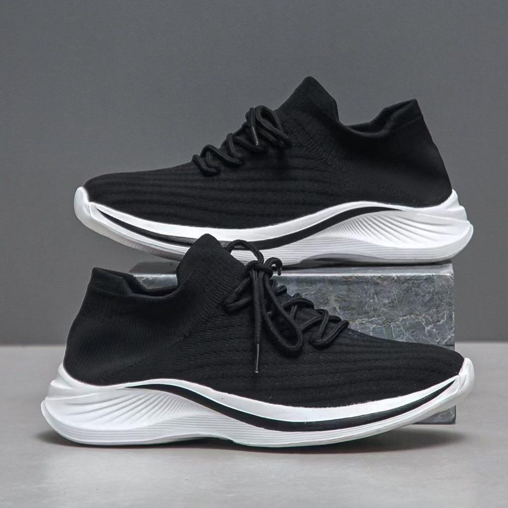 Soft Breathable Running Male Sports Shoes Miked Colour Shoe in Promotion Comfortable Walking Jogging Wide Men's Casual Sneakers