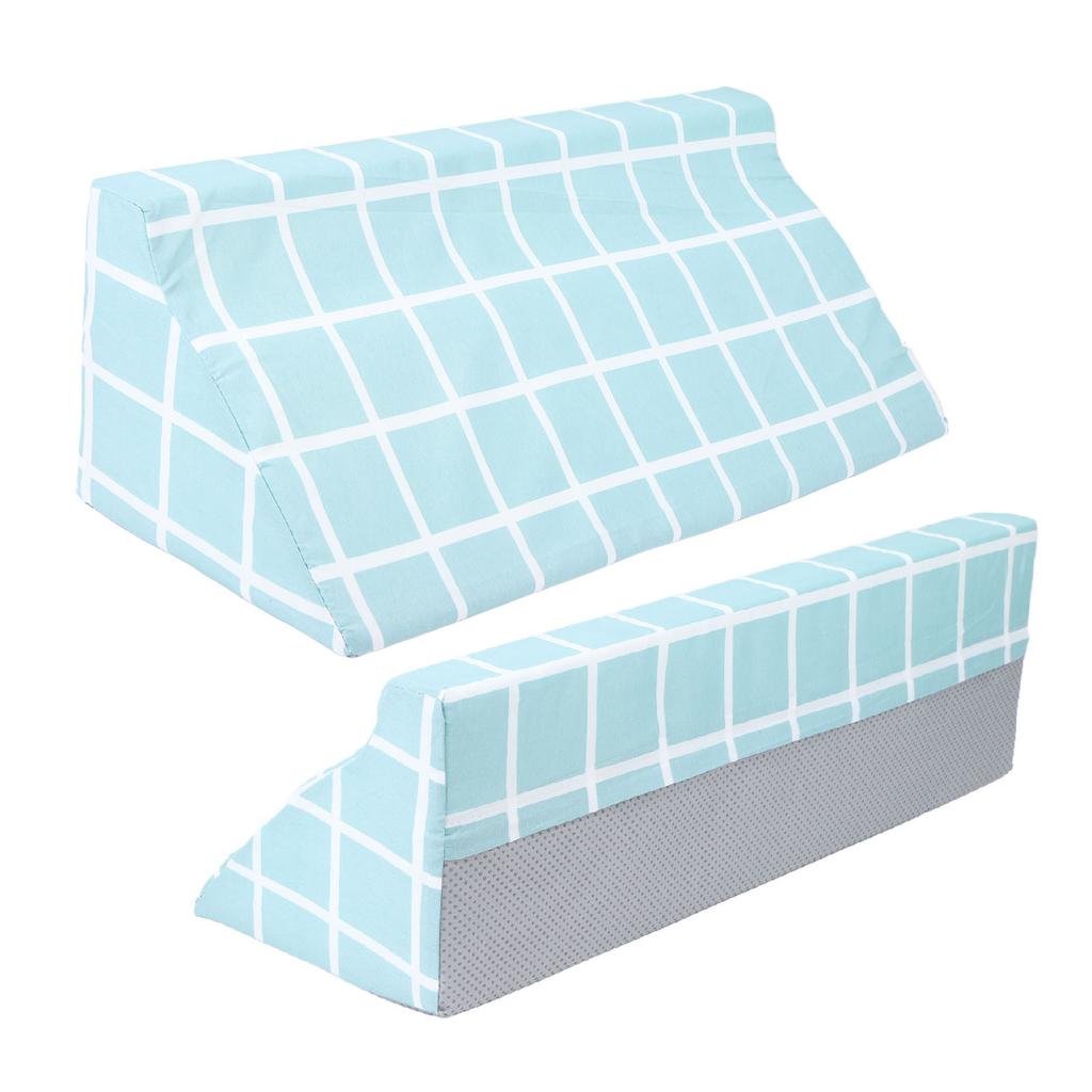 Wedge Pillow R Shaped Soft Comfortable Removable Easy Cleaning Bedsore Turning Wedge Pillow for Side Sleepers