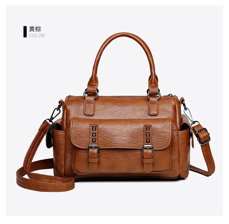 

Повседневная сумочка 2025 новая европейская и американская мода сумка через плечо глянцевая текстура сумка через плечо большая вместимость сумка-мессенджер