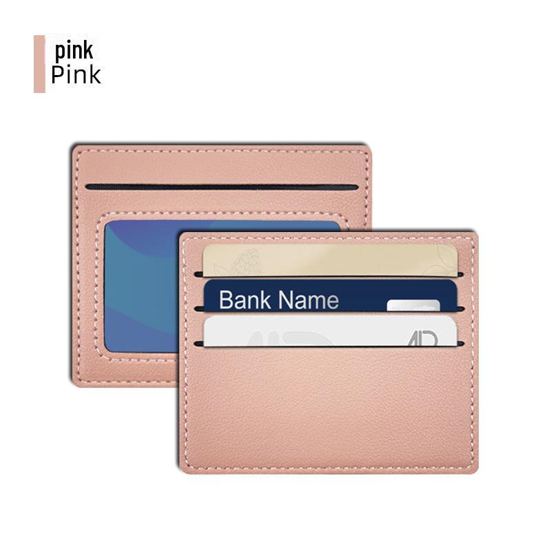 Exquisite Anti-Theft RFID Leather PU Card Holder: Universal, Spacious, & Stylish for Women