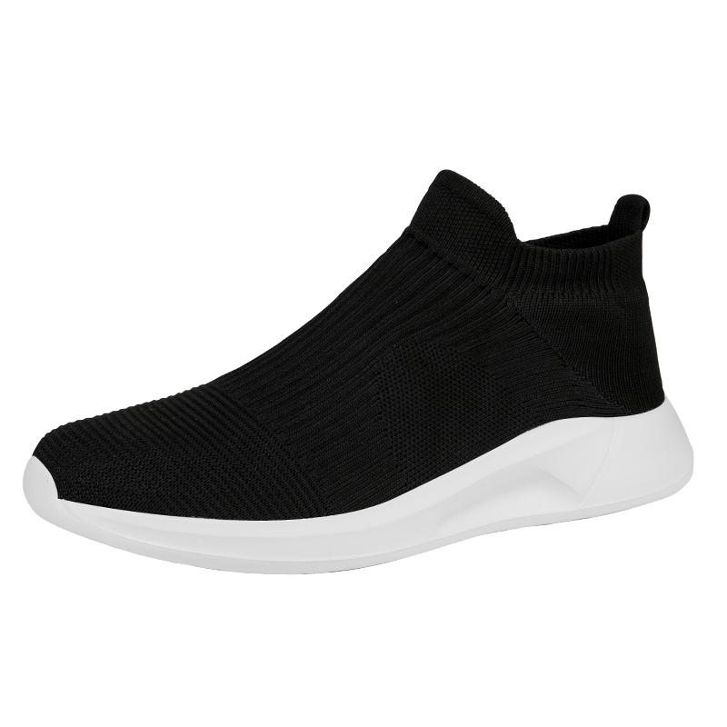 Fashion Men and women's new lazy shoes leisure sports walking light flat shoes lovers spring and autumn breathable mesh shoes