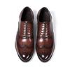 Brogue Style Men's Oxfords Genuine Leather Classic Wingtip Wedding Party Dress Shoes for Men Lace-Up Office Suit Formal Footwear