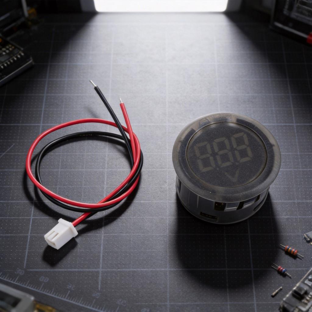 Allowable Error Digital Display Convenient Installation LED Digital Voltmeter