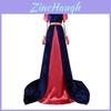 Costume Cosplay Vestito Medievale Bridgerton Per Età Da 18 A 24
