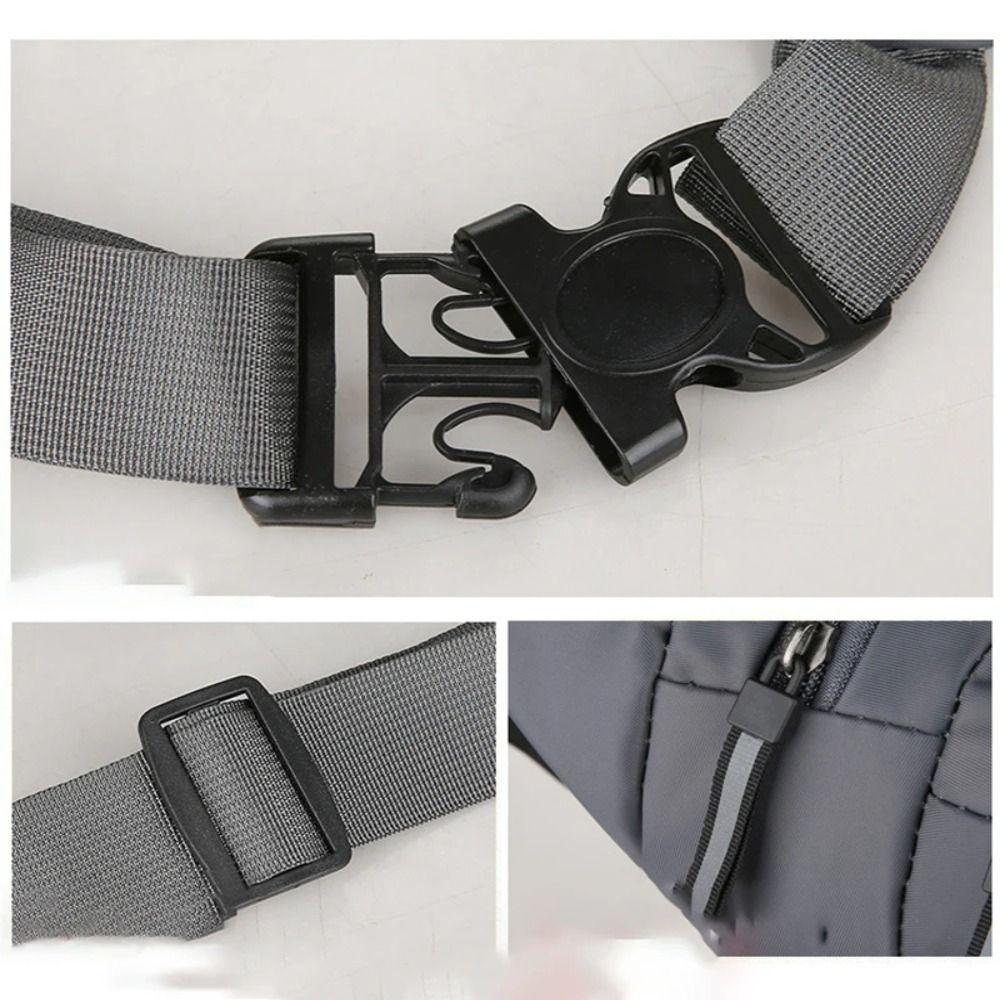 Waterproof Crossbdoy Chest Bag Large Capacity Men Running Pouch Belt Jog Runnning