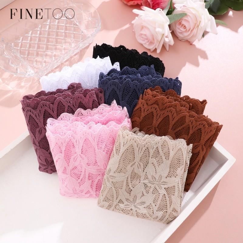 FINETOO Lace Panties For Women Underwear Floral Lingerie Intimates Female Panties Solid Color