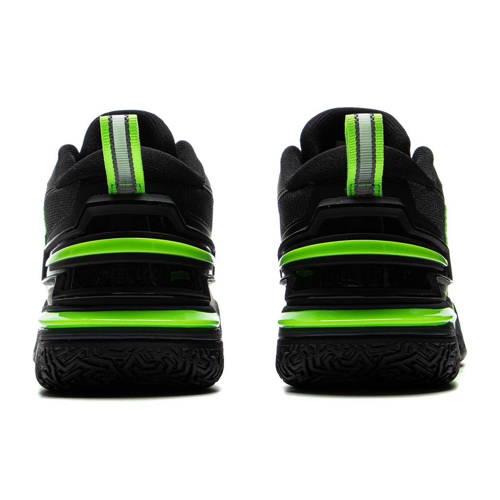 Li Ning Kids Basketball Mesh Comfortable Fashion Lightweight Shock Absorption Low Top Basketball Shoes Men sneaker Black YKBV026-1A