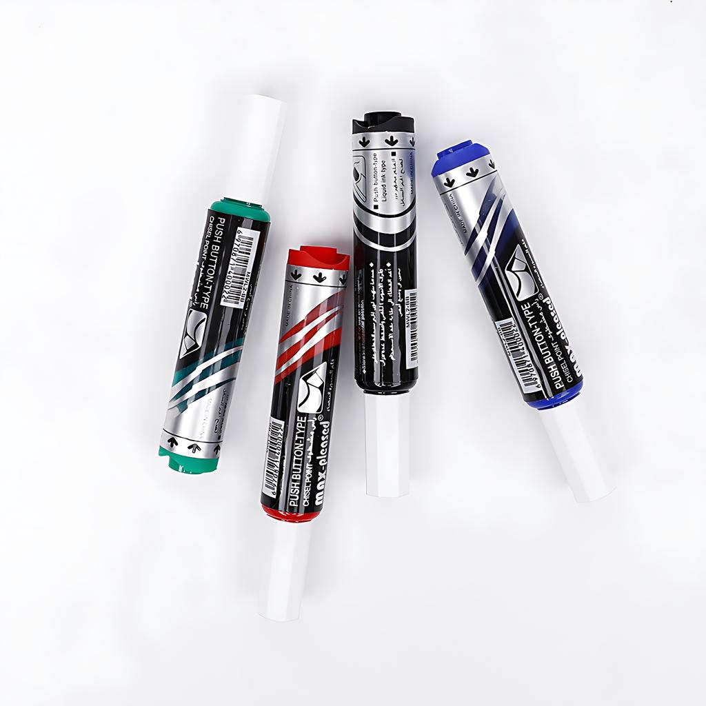 4/16pcs Liquid ink,Push Button-Type Marker Pen Set,For Whiteboard Graffiti