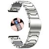 Cinturino QuickFit in Titanio + Silicone da 22/26 mm per Garmin Fenix 8 47/51 mm E 7 7X Pro 6 6X Cinturini per Tactix 8 Enduro 3 Braccialetto