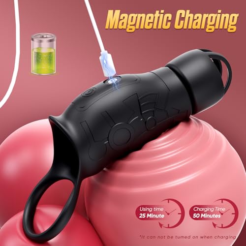 Sex Toys Male Masturbator Penis Ring Anal Toys with 10 Vibrating Modes Penis Training Extender G Spot Stimulator, Male Adult Sex Toys for Couples