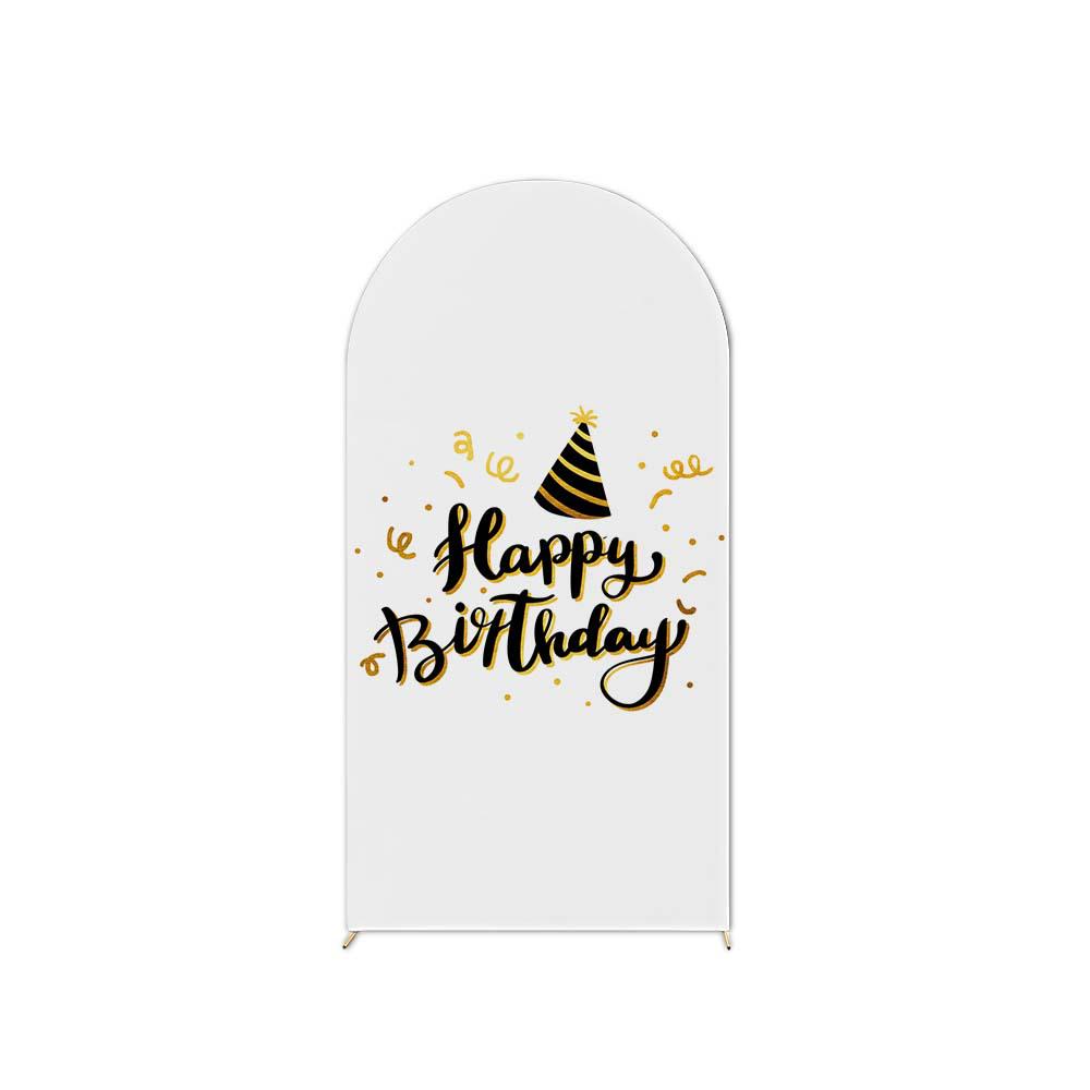 Birthday Party U-Shaped Elastic Arch Cover for Decorative Photography Scenes