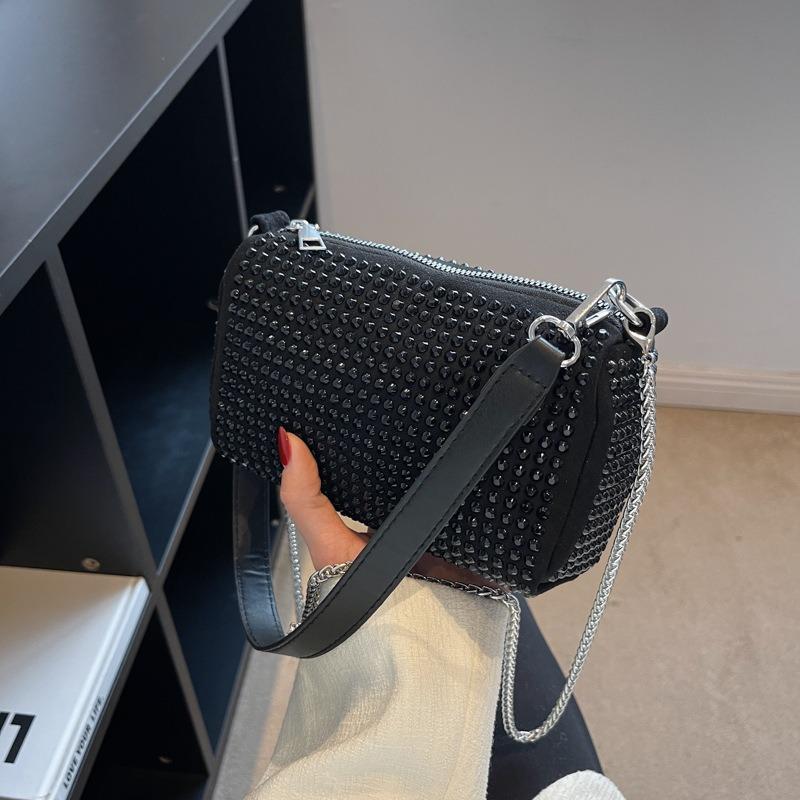 Bag women's bag winter new trend full diamond shoulder bag fashion casual chain messenger bag women