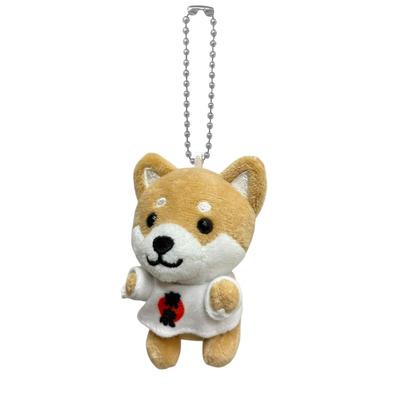 [LamPlanning] Series-11Traveling Mameshiba Keychain Mascot Ball Chain Bag Charm Cute Fluffy Dog Shiba Inu Mameshiba Healing (T-shirt Tokyo)
