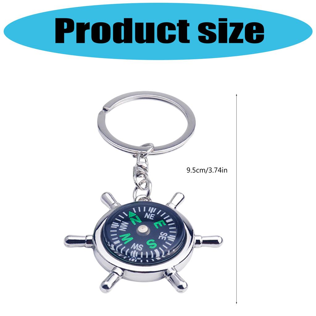 Watertight Sighting Keychains Compasses Survival Camping Mountaineering Boating Compasses Mini Navigation Compasses