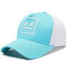 Cappellino da Baseball Estivo Ricamato in Cotone con Visiera Parasole per Donne e Uomini