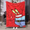 Kawaii S-SpongeBob Bed Blanket Throw Blankets for Winter Christmas Camping Bedspreads and Coverlets Summer Comforter Anime Sofa