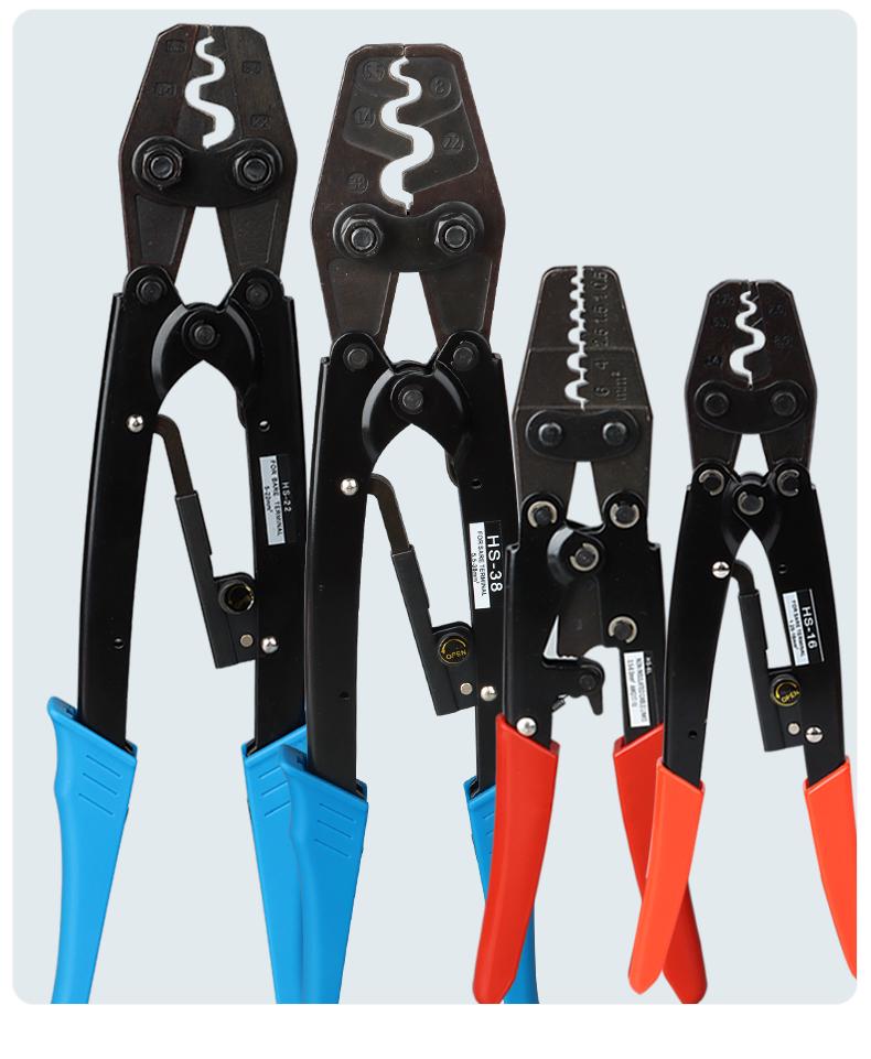 Ratchet Crimper for OT/SV/Ring/Fork Copper Wire Terminals
