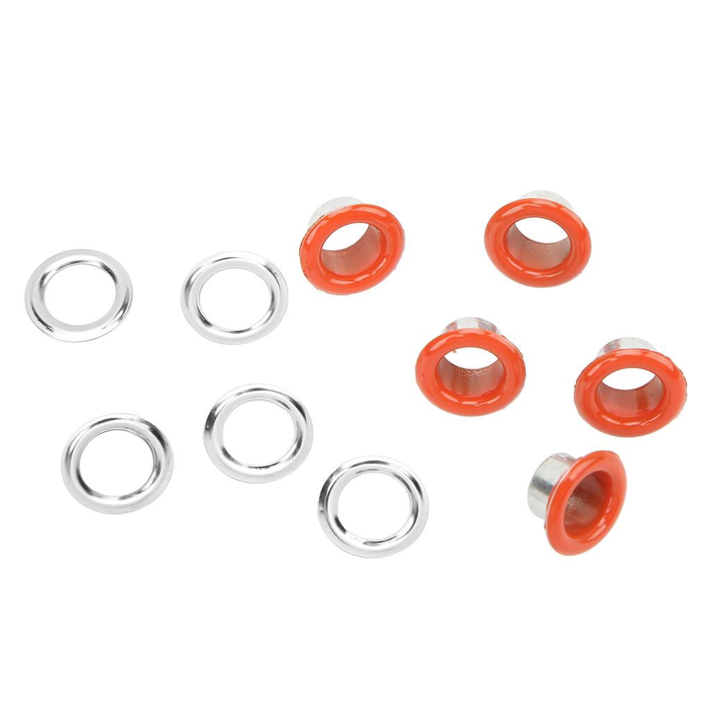 500 Sets 8mm Grommet Eyelet Kit Rust Prevention Metal Leather Grommets Kit Eyelets Tool Kit for Repairing Decorating