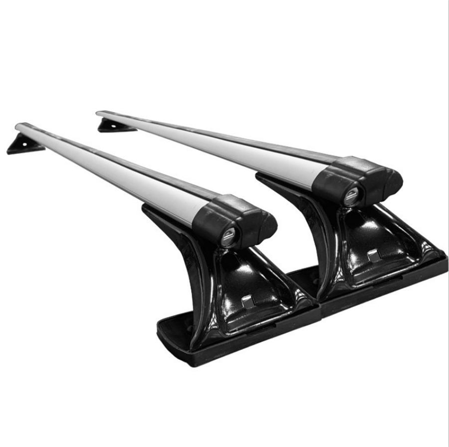 54" Universal Car Top Roof Rack Cross Tube Bar Cargo Luggage Carrier Rack Silver