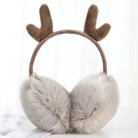 Internet-Berühmtheit Geweih, Ohrenschützer, Ohrenwärmer, warme Damenohren, warme Ohrenabdeckungen, süße Ohrtaschen, Winter-Ohrenabdeckungen für Erwachsene