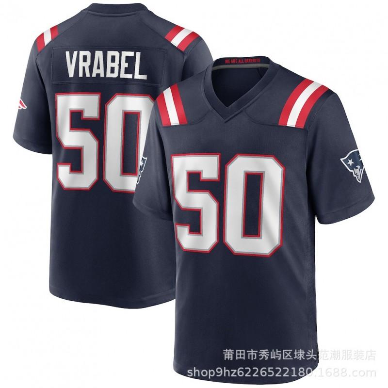 New England Patriots Embroidered Mens Football Jersey Sports Team Uniform