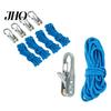 Weather-resistant Rope Tensioner 2/6/8/10/12/16/20Pcs with Roller Cord Heavy Duty Metal Outdoor Backpacking Hiking Boating Camping Guyline Adjuster