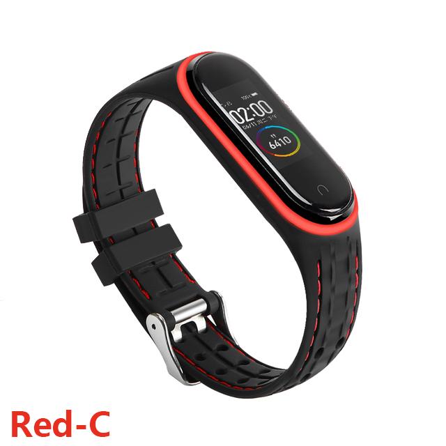 Strap For Mi band 7 6 5 Bracelet Sport belt Silicone watchband replacement Smartwatch bracelet for Xiaomi mi band 3 4 5 6 strap