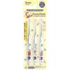 Skater Toothbrush for Infants 0-3 Years Soft Clear 3-Pack Toothbrush Curious George 23 TBCR4T-A