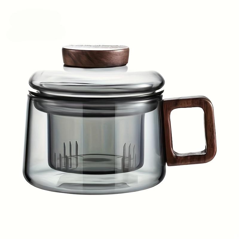 1pc200ml Multifunctional Glass Tea Cup with Filter Bubble-Heat Resistant,Reusable,Suitable for Home and Office Use,Perfectly Suited for Loose Leaf Tea