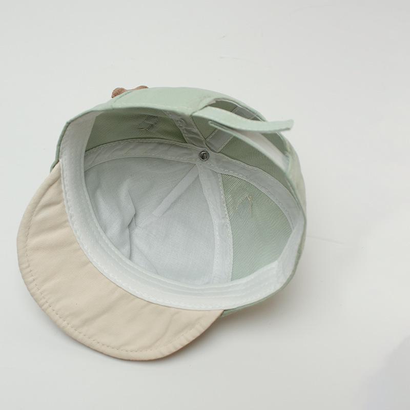 Infant & Toddler Soft Brim Bear Ears Baseball Cap - Cute & Adorable Spring/Summer Style for Boys & Girls