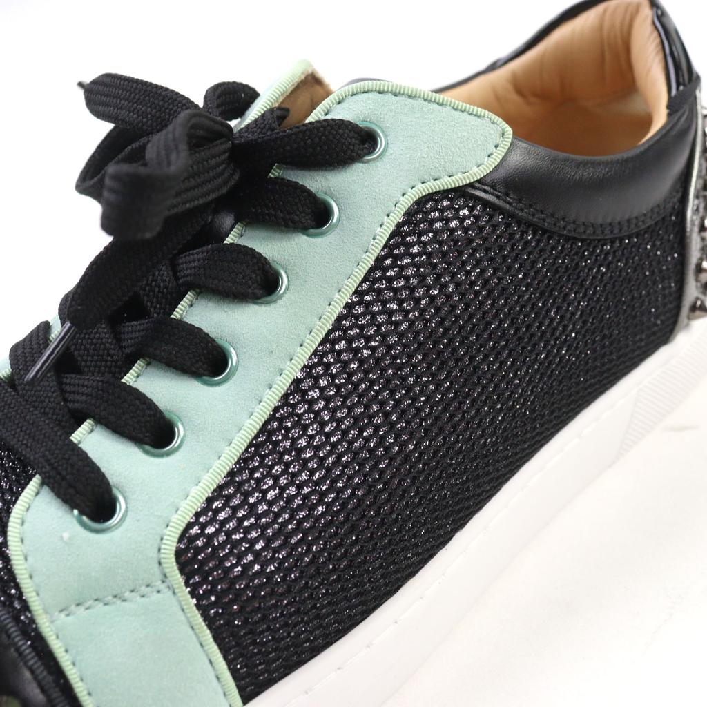 Ausgezeichnete Christian Louboutin Sneaker Seavaste 2 Orlato Flat Spike Nieten Leder Herren 43 Gebraucht