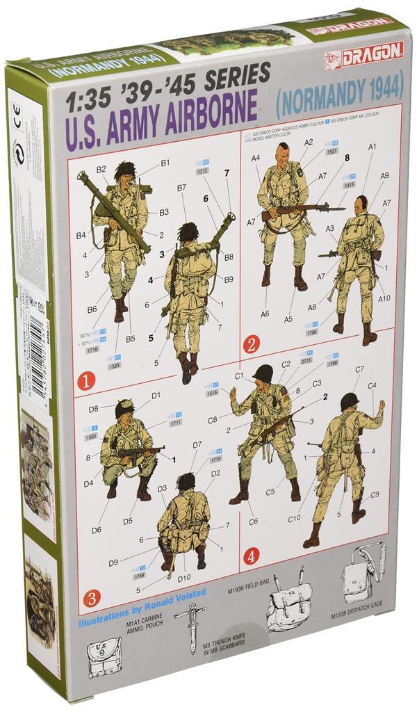 Platz WWII US Army Airborne Forces Normandy 1944 Plastic Model DR6010 1/35