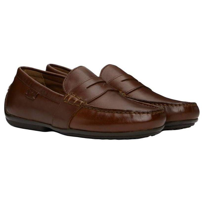 Polo Ralph Lauren Slip-On Loafers Men Shoes Brown 803707787002