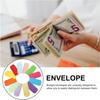 12 Pcs Cash Envelopes for Budgeting Paper Money Envelopes for Cash Budget Envelope for Cash System Mixed Color