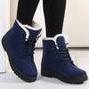 Botas de Mujer estilo coreano Botas de Mujer para invierno 2023 Botas de nieve tobillo zapatos de invierno Botas de piel de Mujer Botas cortas de tacón bajo
