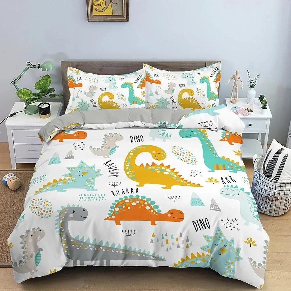 Cartoon Animal Duvet Cover Luxury Soft Bedding Set For Children Bedroom Quilt  Comforter Cover King Twin Home Decor