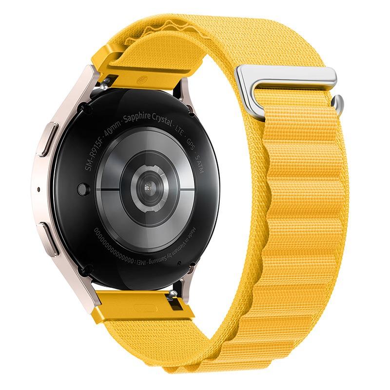 20mm 22mm Nylon Alpine Loop Strap For Samsung Watch 7 6 5 4/Huawei Watch 5/4/3/GT5-4-3 Pro Wristband Amazfit Active 2/Bip 6 Band
