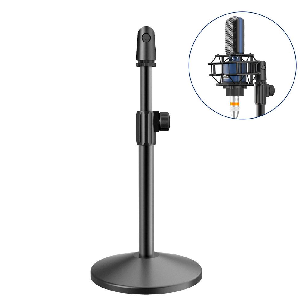Desktop Condenser Microphone with Stand for Streaming, Recording, Karaoke