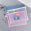 Transparent Mesh Zipper Bag for Makeup, Toys, Building Blocks, Documents, and School Supplies