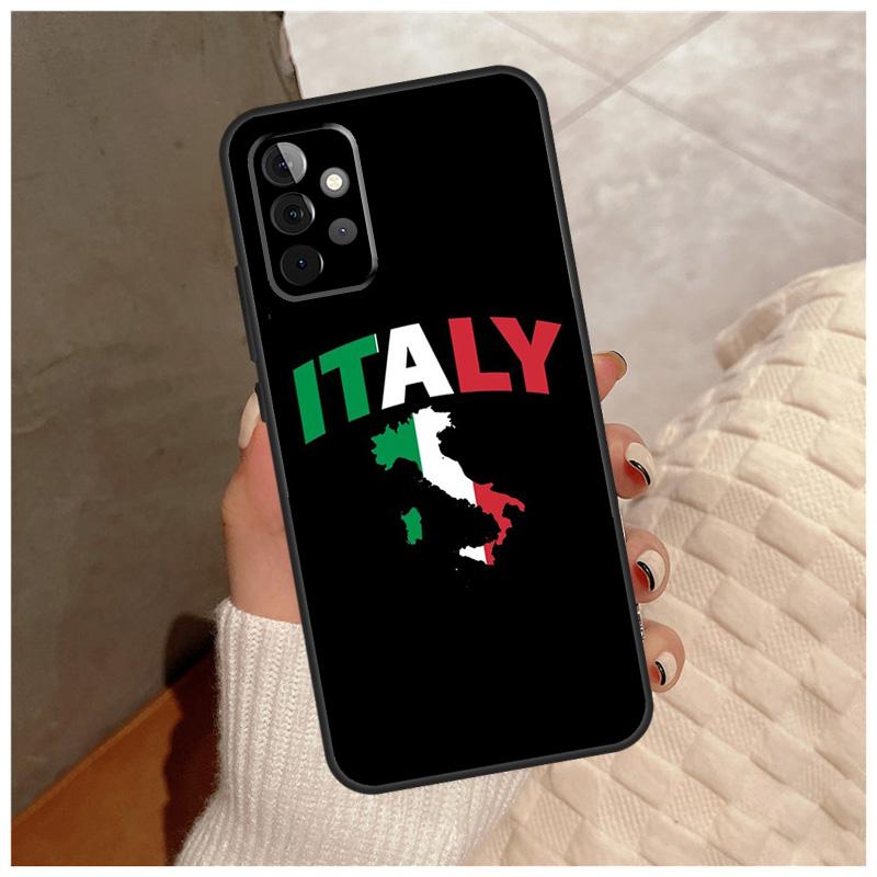 Cover Bandiera Italia per Samsung Galaxy A15 A35 A55 A32 A12 A22 A52 A06 A54 A34 A14 A56 A36 A26 A16 A13 A53