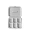 Six-Compartment Disposable Takeaway Box for Oyster, Scallop, Eggplant, and BBQ Dishes