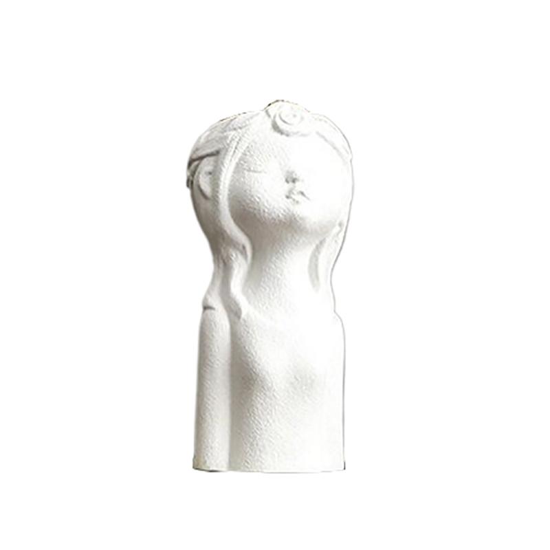 

Милая ваза для мальчиков и девочек, керамическая гидропонная ваза, украшение для сушеных цветов, цветочная композиция, украшение для рабочего стола, декор для дома и офиса