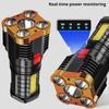 4 LED Flashlight Portable USB Rechargeable 500LM COB Torch Flash Light Outdoor Camping Fishing Lighting COB Side Floodlights