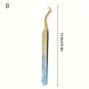 Eyelash Tweezers Ice Flower Anti-Static 3D Accurate Eyebrow Grafting False Lashes Extension Supplies Makeup Tweezer Tools