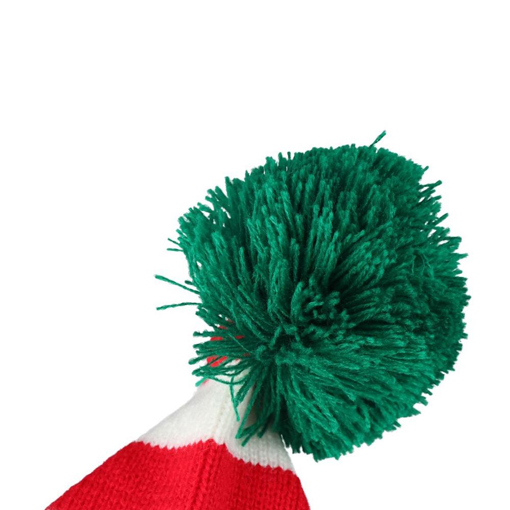 Chapeau de Noël Chapeau de Noël Tricoté Vert Rouge Bonnet Père Noël Loisirs Hiver/Automne