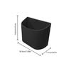 Multipurpose Vehicle Trash Can For Door Seat Leather Construction Spill Resistant Design Bin Easy Wipe Clean Surfaces
