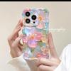 Oil Painting Flower Mobile Phone Case Simple Smudge Creative Application iPhone15 Apple 14promax Soft and Hard Case Anti-drop